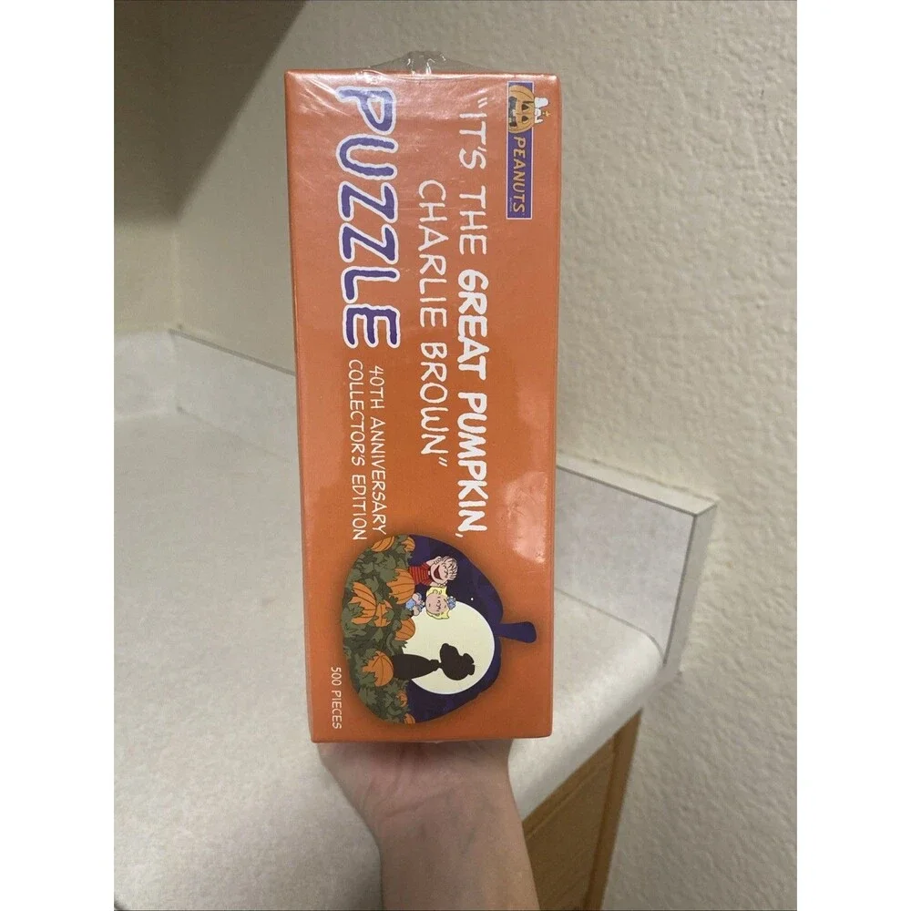 Peanuts It's The Great Pumpkin Charlie Brown 500 Piece Puzzle NEW Sealed 40th